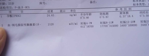 可以找医生开孕检化验单了,7周可以进行b超确认是否宫内以及是否有