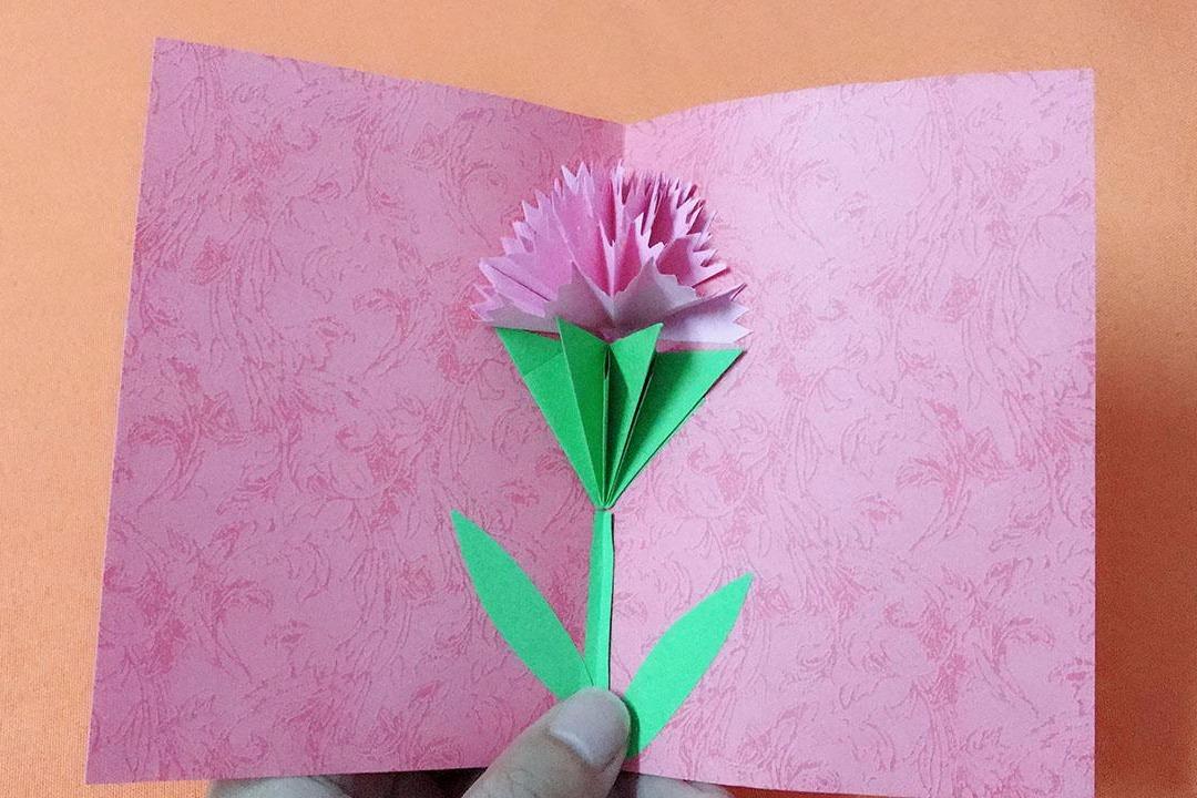 视频:母亲节创意折纸,立体康乃馨折纸贺卡,祝天下母亲节日快乐!