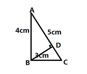 一个直角三角形的三条边的长度分别是3,4,5厘米.