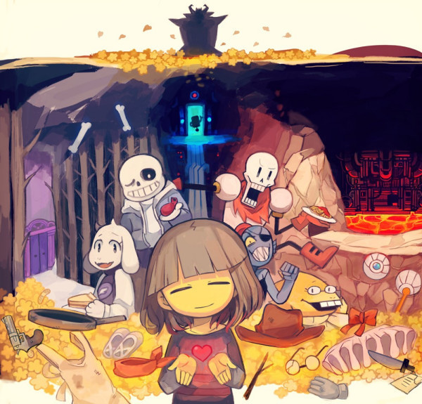 求undertale frisk的一些美图!