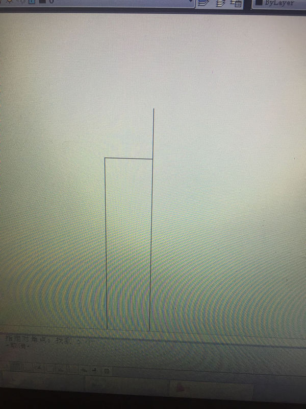 用CAD删除图中多出来的那一段线,以前学让如何cad显示命令出来命令栏在图片