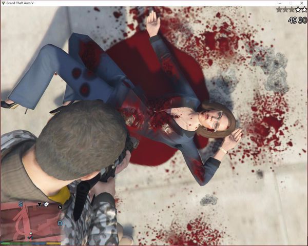 这gta5里的德凡,茉莉,就这样被我干死了