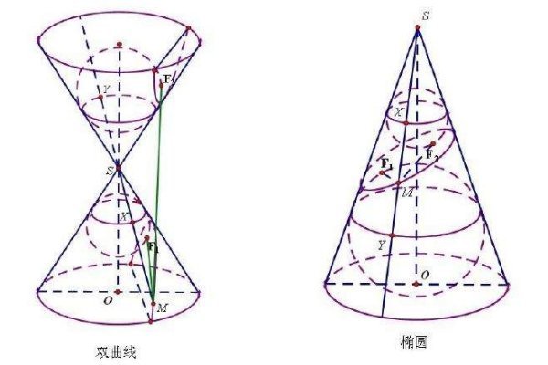 其余两边旋转360度而成的曲面所围成的几何体叫做圆锥