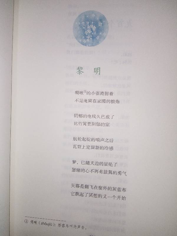 求艾青诗选《黎明》的赏析,250字左右