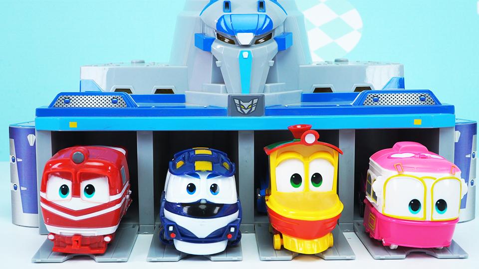 火车家族迷你特工队合体变形玩具-亲子玩具-奇奇和悦悦的玩具