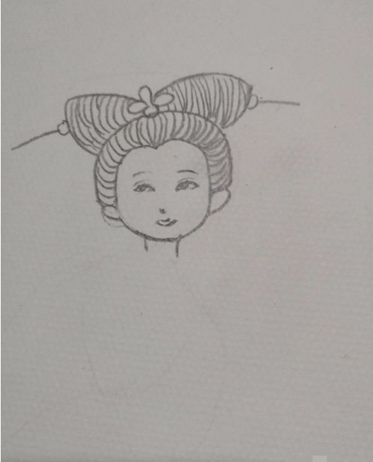 手绘古代女子的衣服是怎样画的