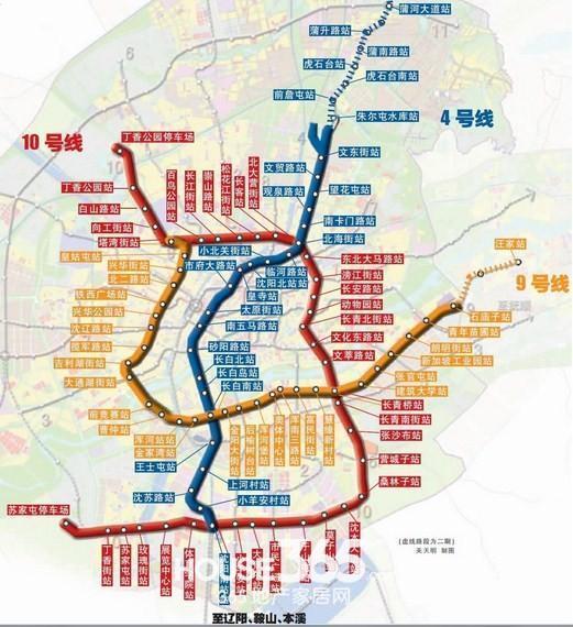 沈阳地铁五号线的沈阳地铁建设规划