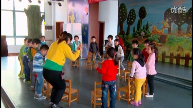 幼儿园优质课大班韵律《快乐椅子舞》视频