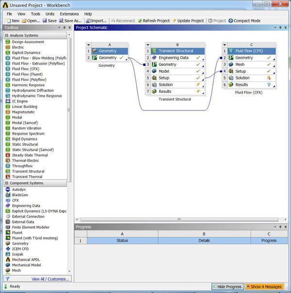 用ansys workbench cfx做双向流固耦合,设置好后,计算