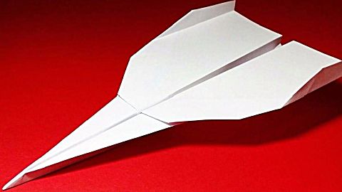 飞得最远的纸飞机,很多人见过却不会折,终于找到折纸教程了