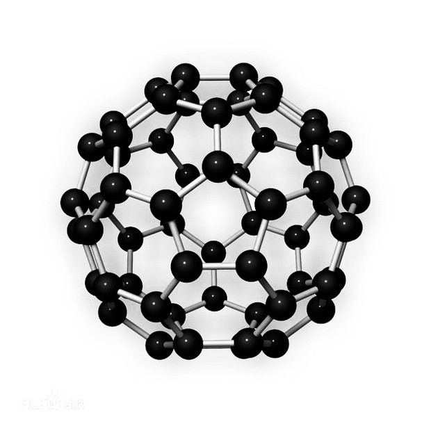 试剂瓶中富勒烯分子结构如下图,但是我懒得数原子量,只好问个物理化学