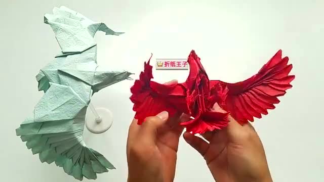 折纸阮红强越南鹰折纸王子折纸详细视频教程