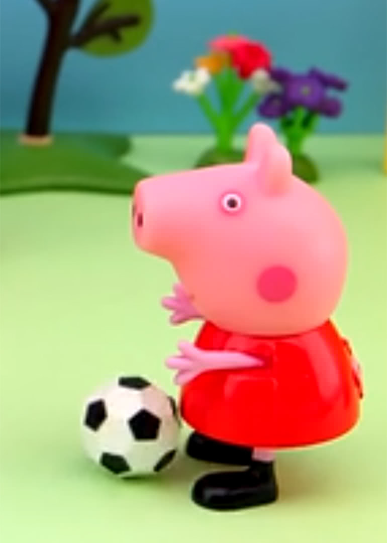 粉红猪玩具故事封面