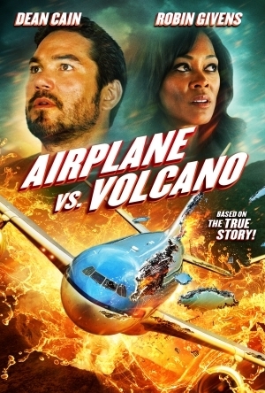 飞机和火山封面