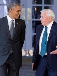 BBC：大卫·爱登堡会面奥巴马