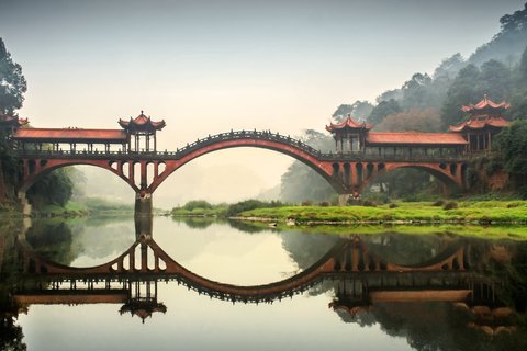 小桥流水人家风景图片桌面壁纸