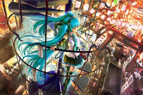 唯美初音未来电脑壁纸