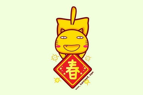 哈咪猫《猪年新年好》可爱卡通