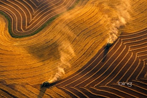 丰收的秋天风景壁纸