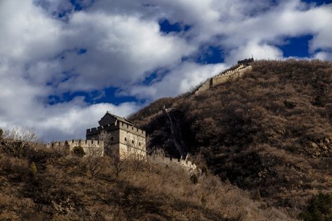 北京响水湖长城风景图片