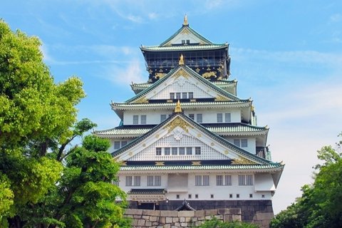 日本大阪城市风景图片