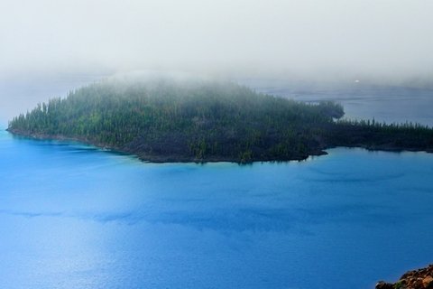 美国火山口湖风景壁纸