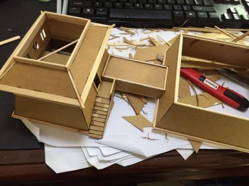 用纸箱做仓鼠房子别墅图片