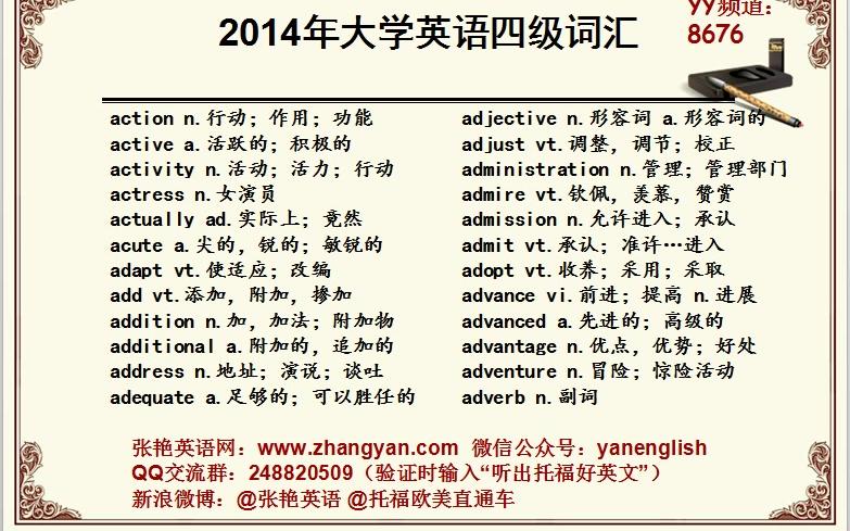 [图]大学英语四级词汇