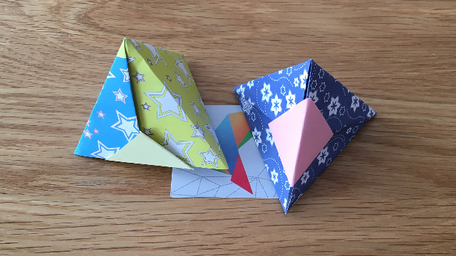 四面体折纸盒解题技巧图片
