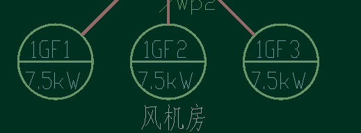 13 這個符號代表風機房內的負荷,上面是設備編號,下面是設備的容量.