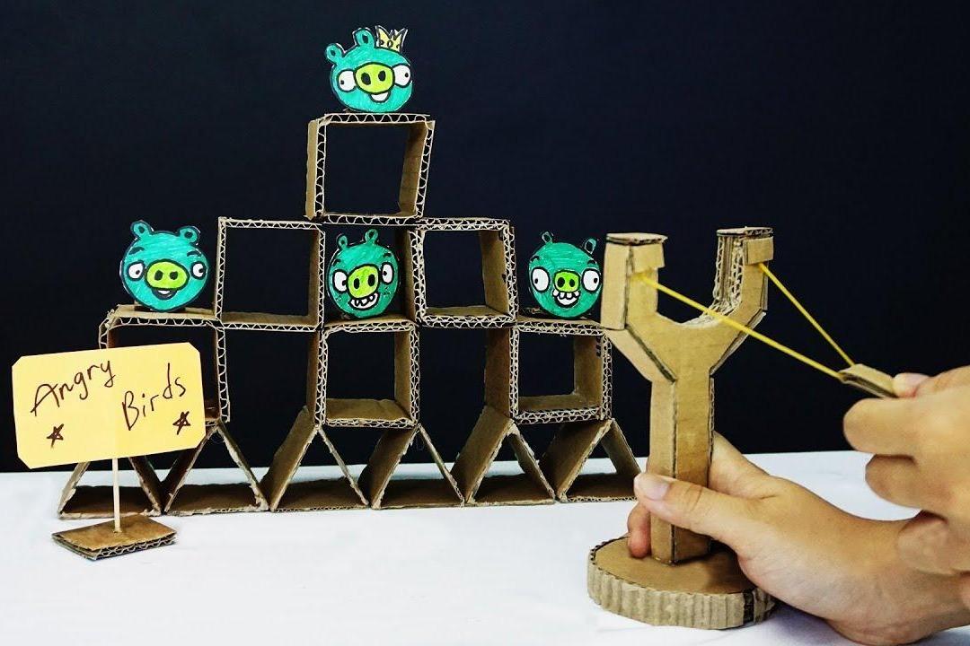 视频:看我如何制作愤怒的小鸟的纸板游戏,比在手机上玩更有意思!