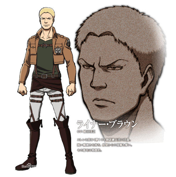 进击的巨人,里面的铠之巨人与男主是什么关系,求解.