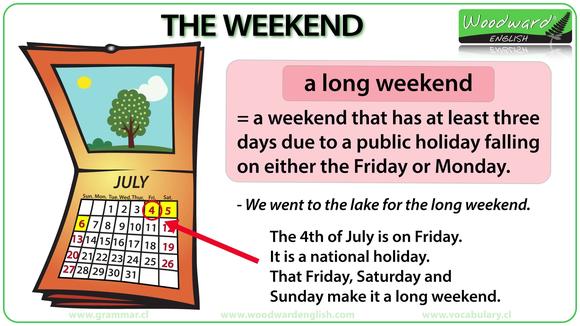 [图]54:THE WEEKEND - AT the weekend or ON the weekend