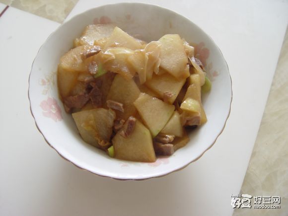 如何做肉炒冬瓜