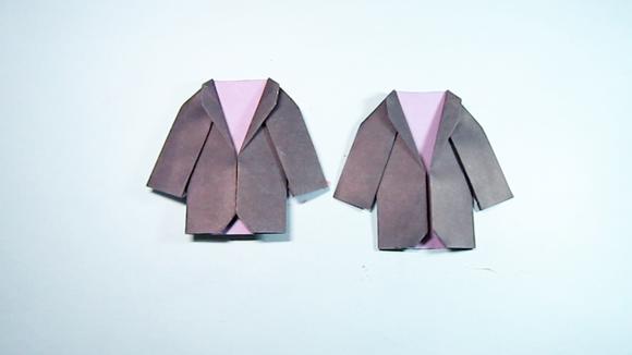 折纸外套的折法图片