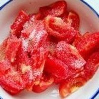 西红柿撒白糖 菜名叫什么?