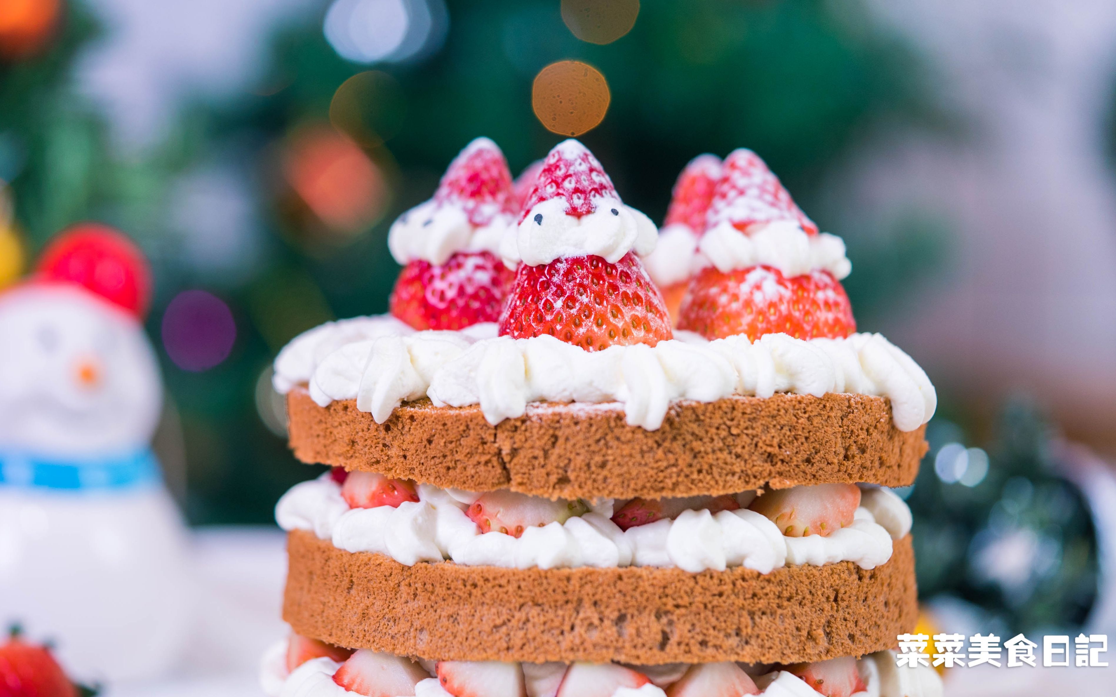 少女心爆棚的【草莓裸蛋糕】