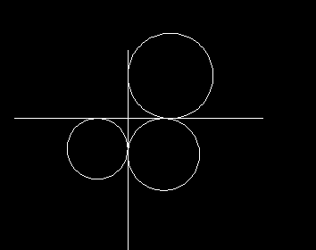 CAD画圆命令中相切如何运用