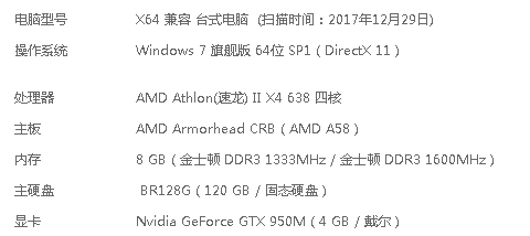 这个配置能玩剑三重制版么?