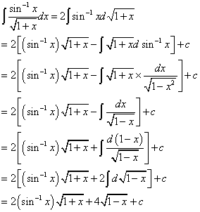 [arcsinx/开根(1 x)]dx