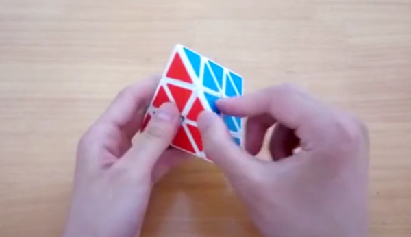 魔方教程一步一步图解三角形