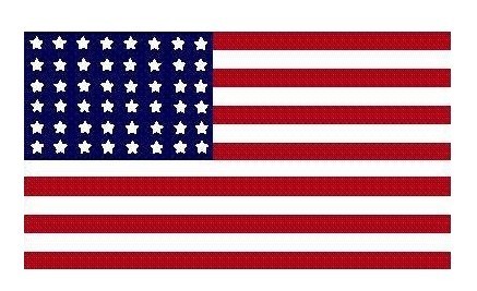 美国国旗图案平面图图片