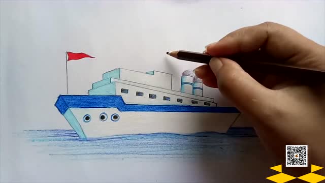 油轮怎么画简单又好画图片