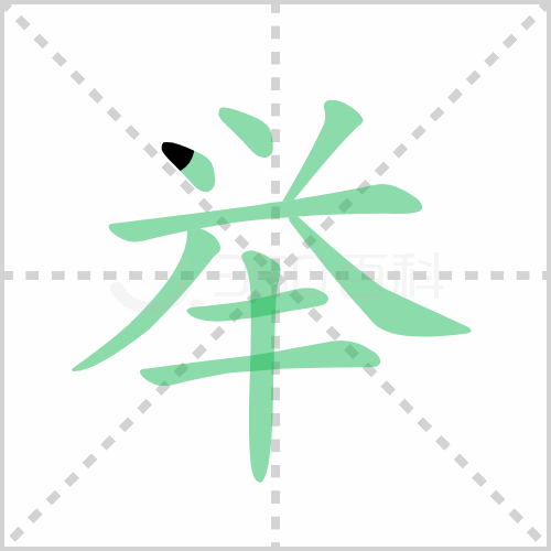 举的解释|读音|部首|组词