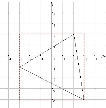 在平面直角坐标系中怎么算一个三角形面积