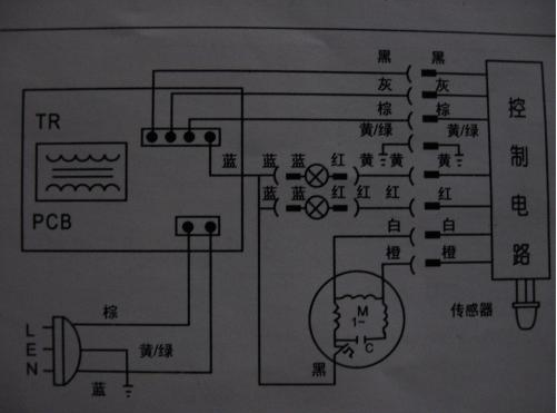 油烟机电容接线图图片图片