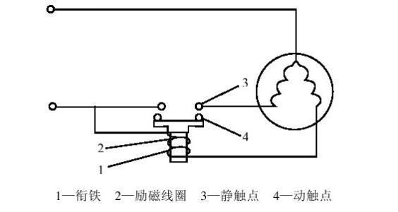 冰箱启动器2脚接线图图片