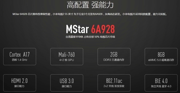 小米电视2s和乐视x50哪个好 乐视超3x50对比小米电视2s那款好