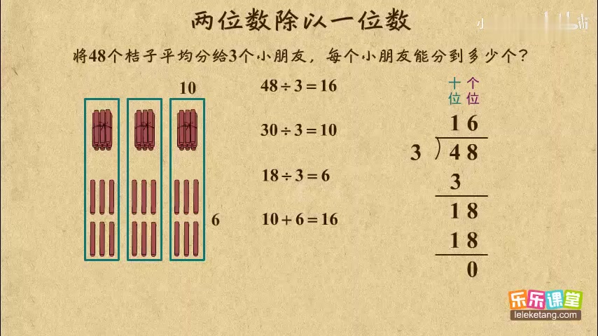 [图]「两位数除以一位数的除法」,三年级数学