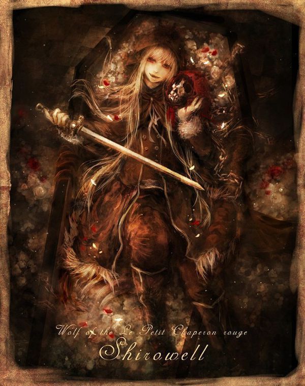 求一张动漫图片 男的亲吻穿着婚纱的女骷髅的